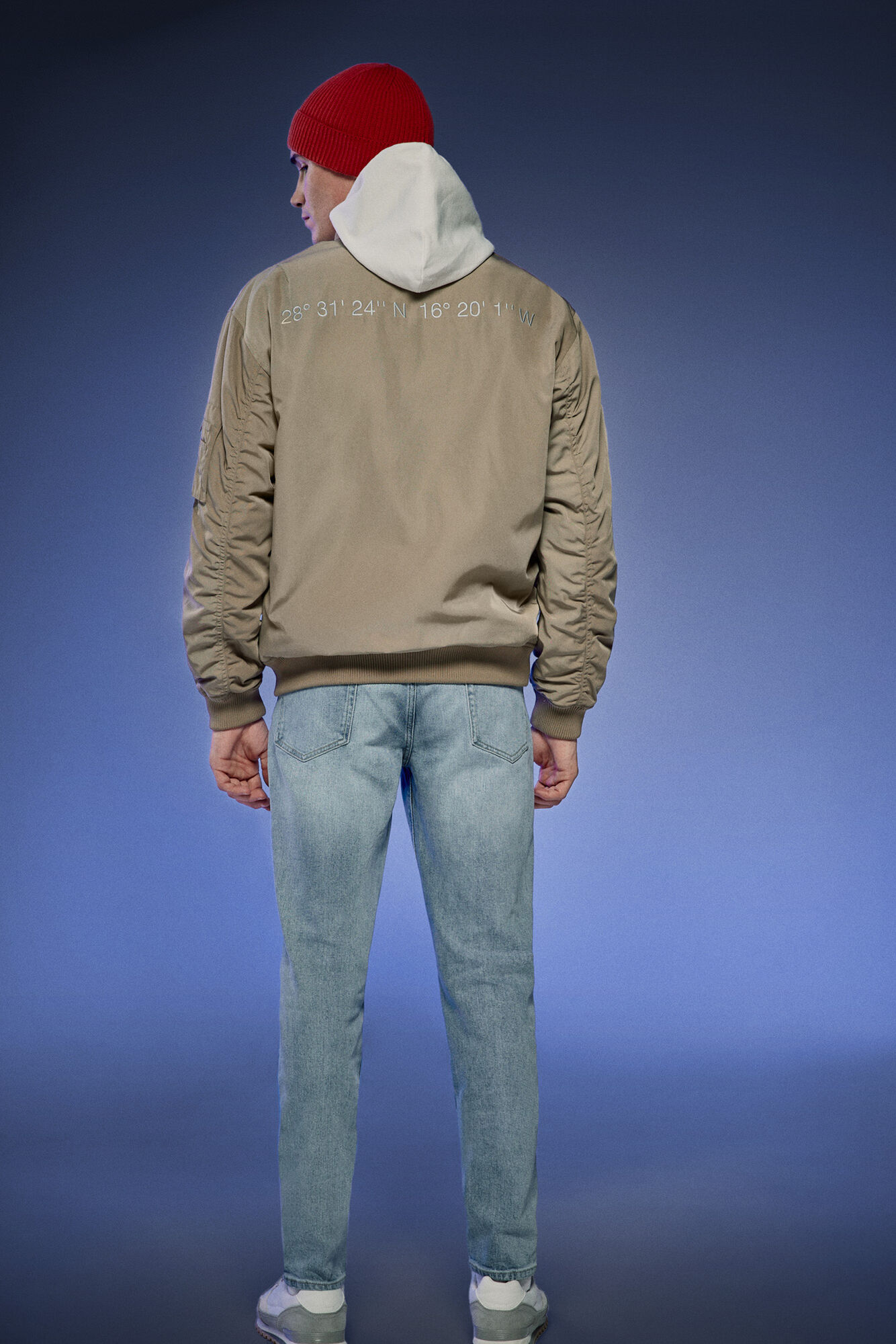 Calça jeans skinny confortável Pedri x Springfield de lavagem média
