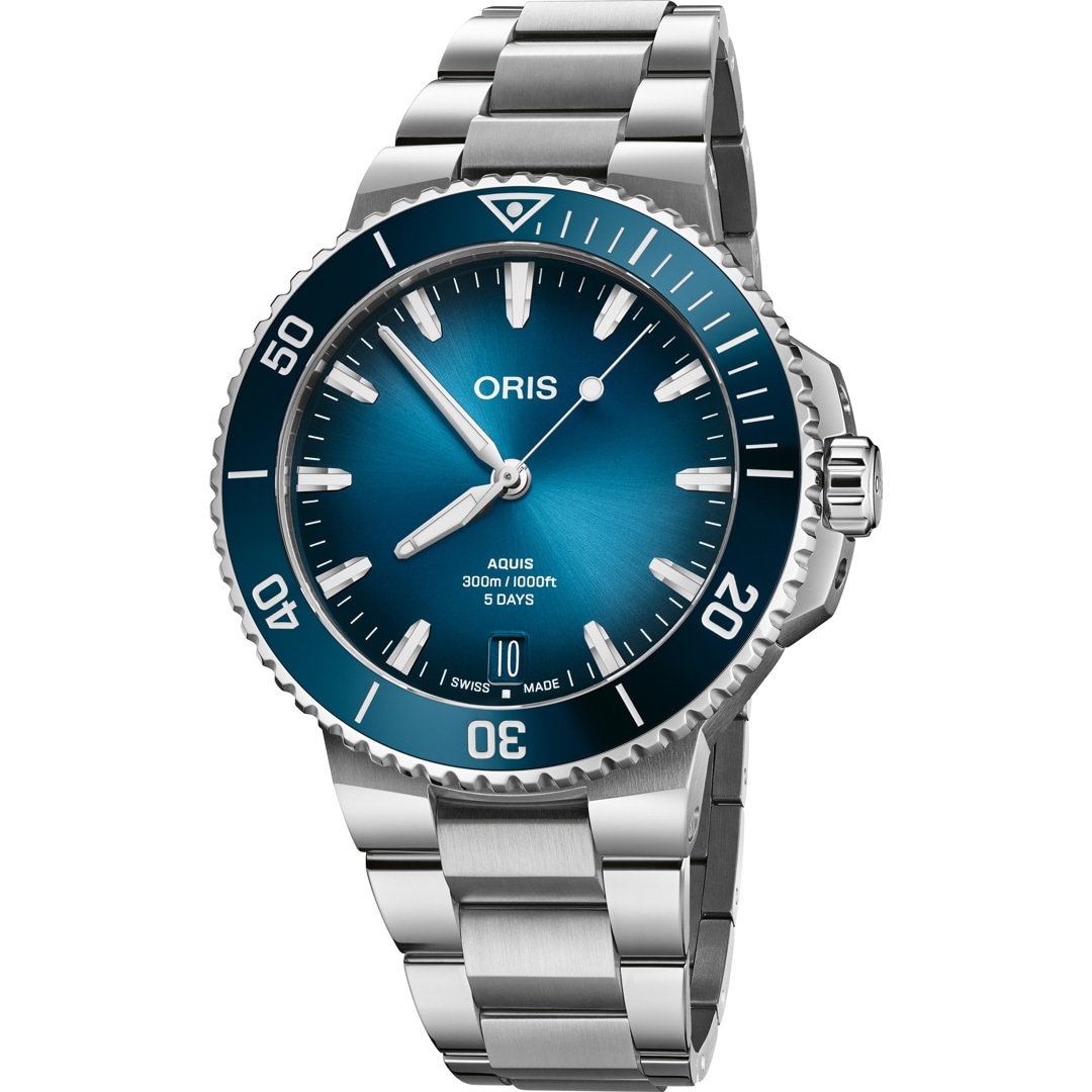 Oris Aquis Date Calibre 400 Blau Ø 43.5mm