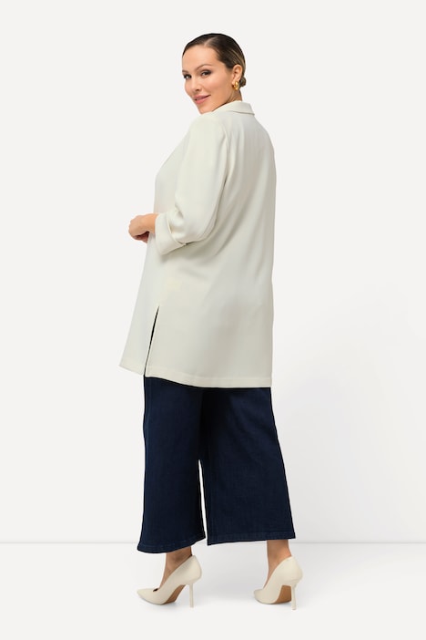 Blazerjacke, Reverskragen, Knopfverschluss, 3/4-Arm