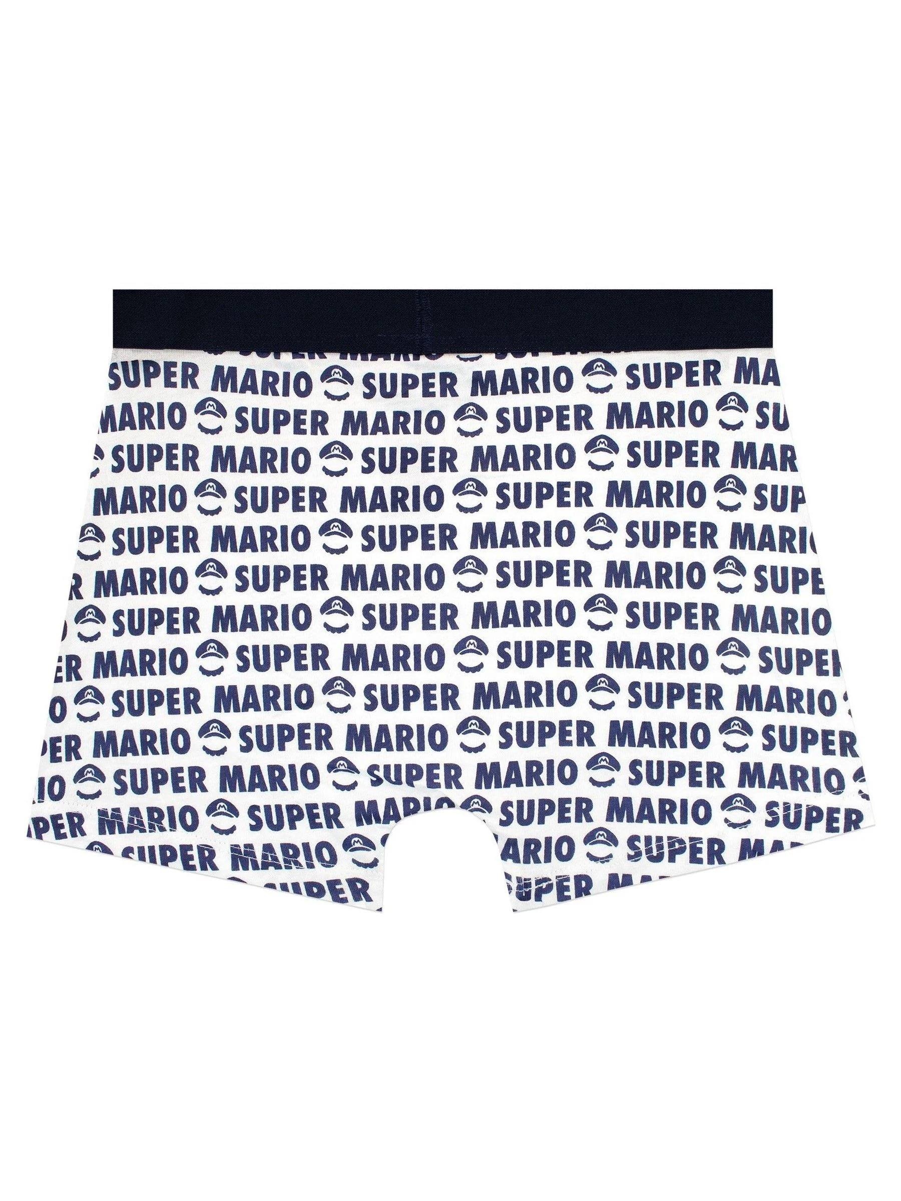 Personage Super Mario kinderondergoed van 100% katoen grootverpakking van 5