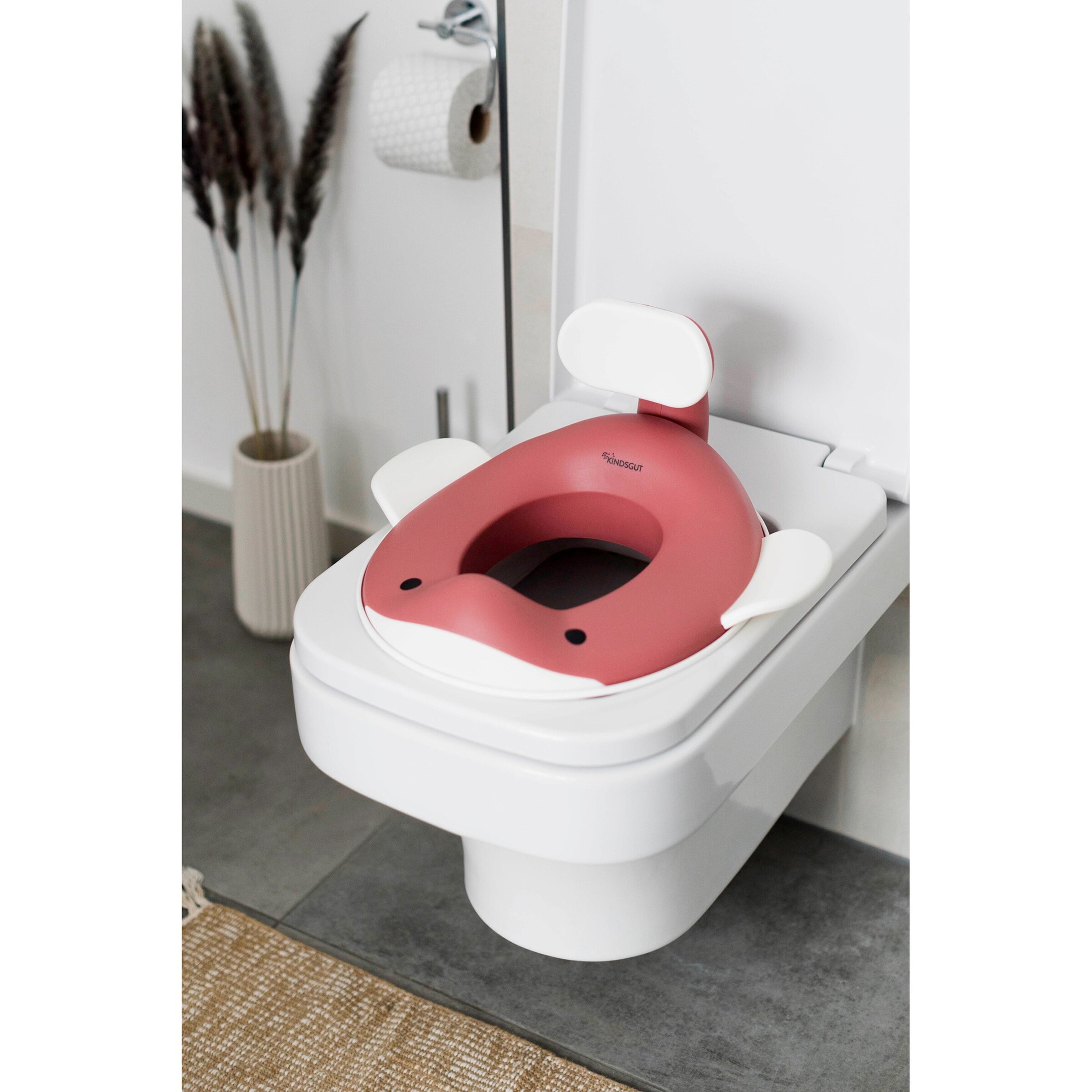 Kindsgut Toilettensitz Wal altrosa