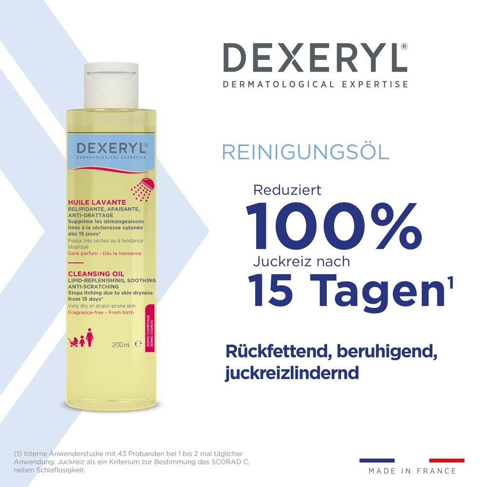DEXERYL® Reinigungsöl - Sanfte Reinigung bei trockener Haut