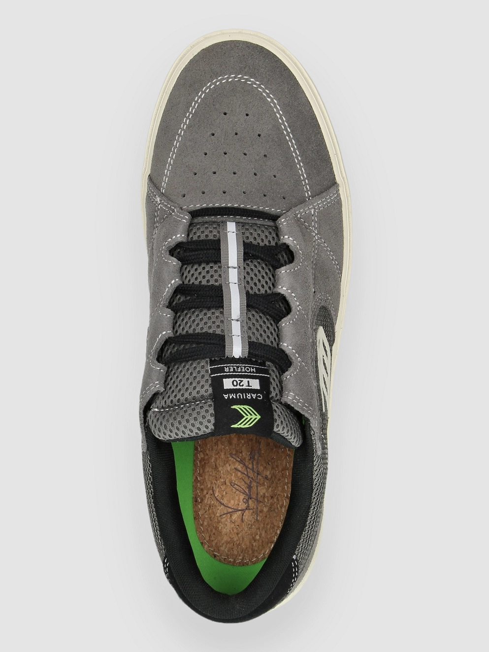 Cariuma T20 Pro Skate Shoes charcoal grey/ivory