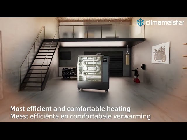 Climameister SH 16 K -Mobiele dieselgestookte infraroodverwarmer