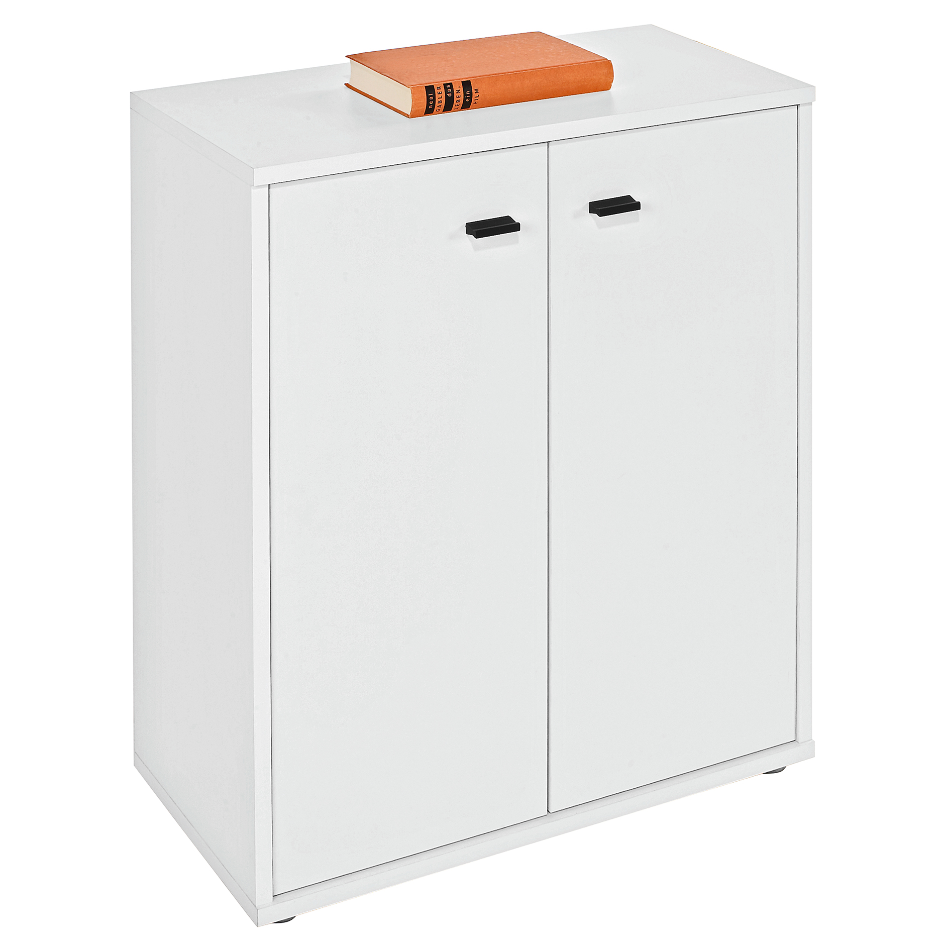 Kommode - Perlweiß - 2 Türen - 60 cm breit