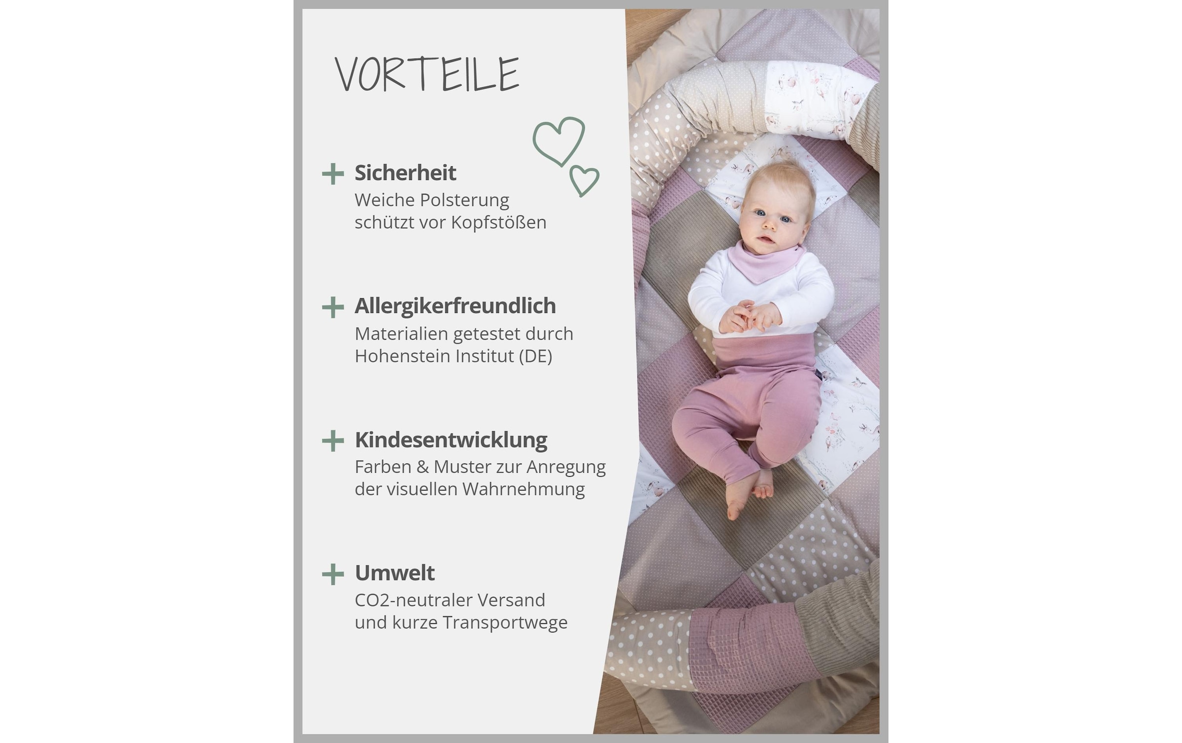 ULLENBOOM ® Krabbeldecke »Märchenwald 140 x 140 cm«