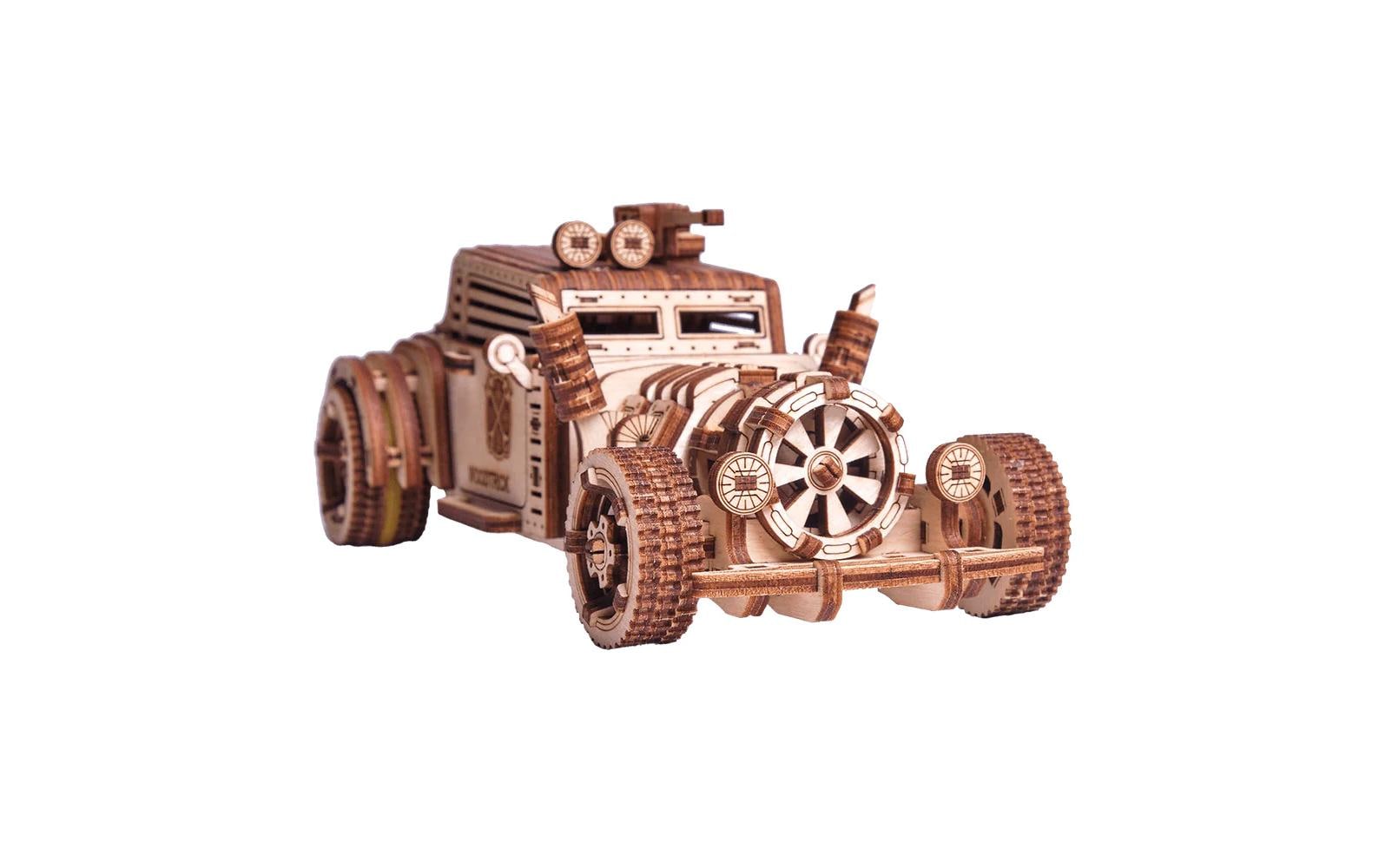 Bausatz Apocalyptic CarPostapokalyptisches Auto 3D Bausatz aus Holz