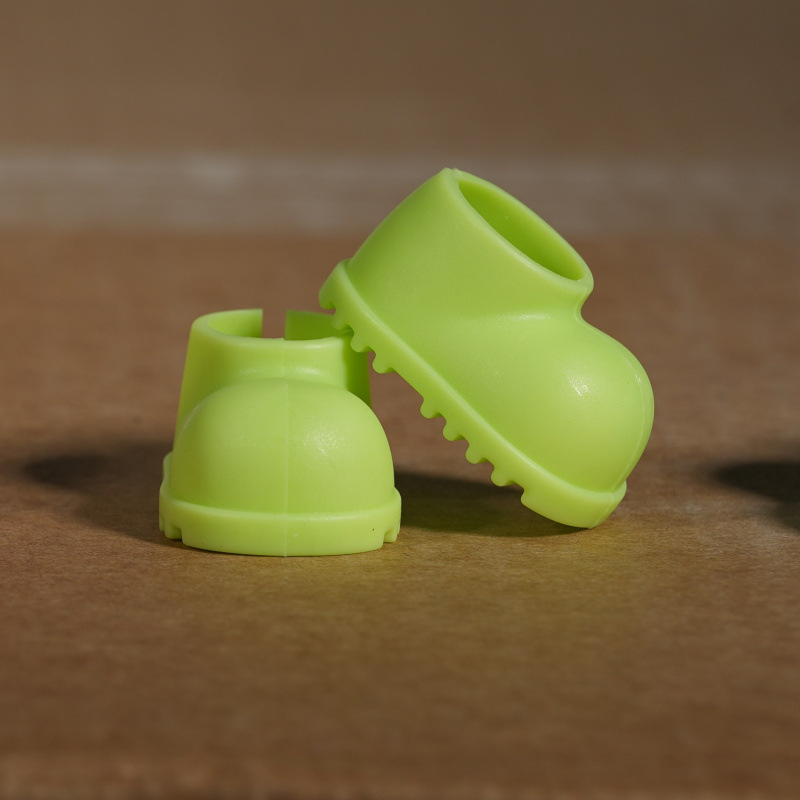 (1 Paar) Monsterhäschen Schuhe Puppen Zubehör Outfit Verkleidungs Accessoire - Grün