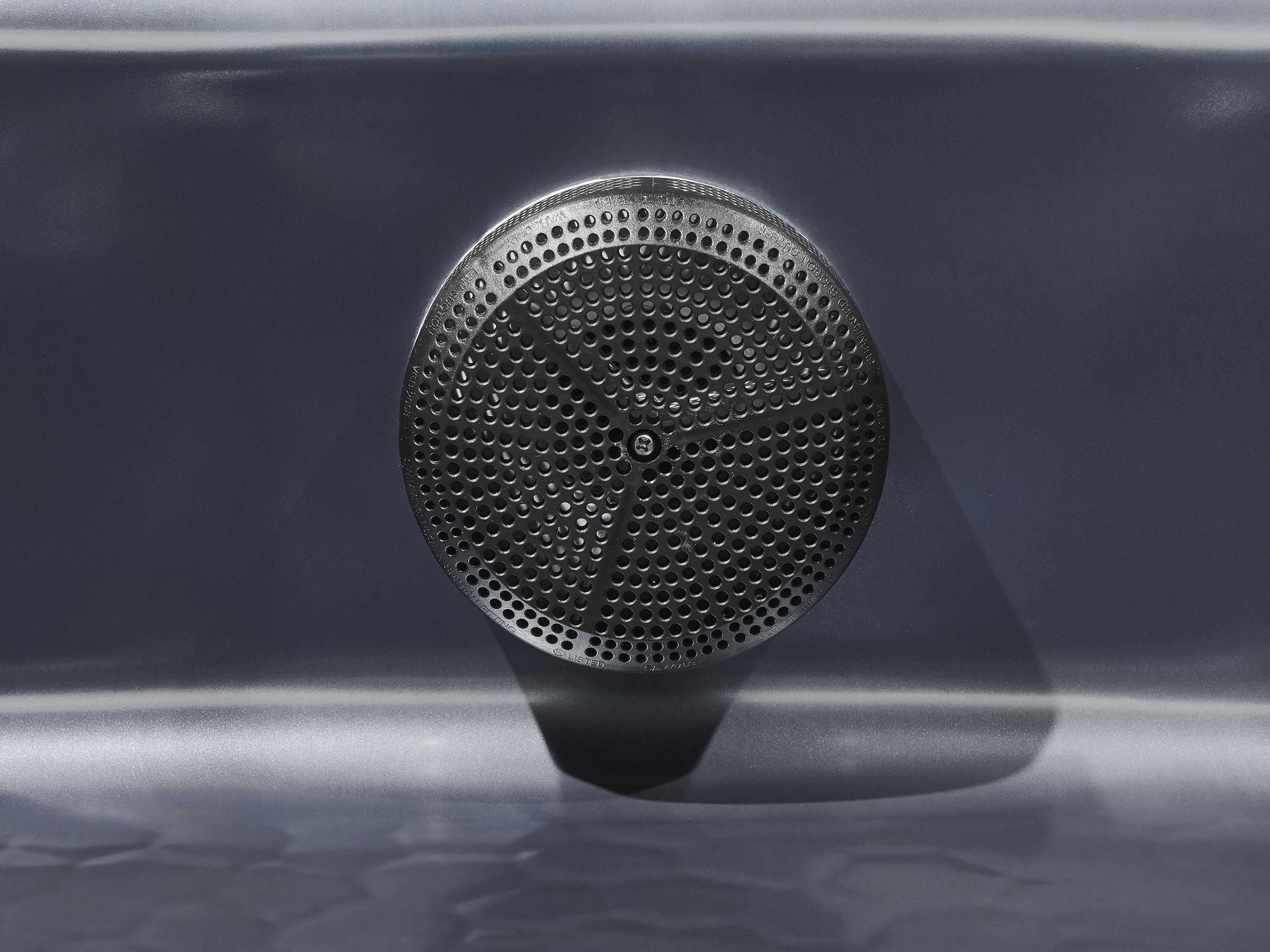 Buiten hottub met LED TULAROSA Grafietgrijs