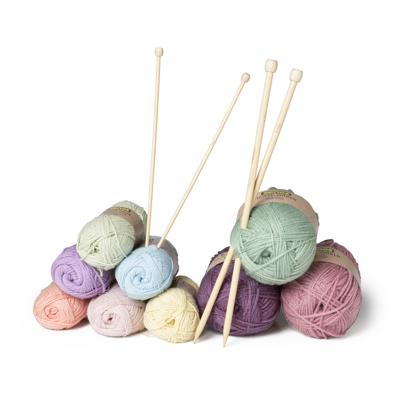 Garen katoen - babyroze - 50 gram