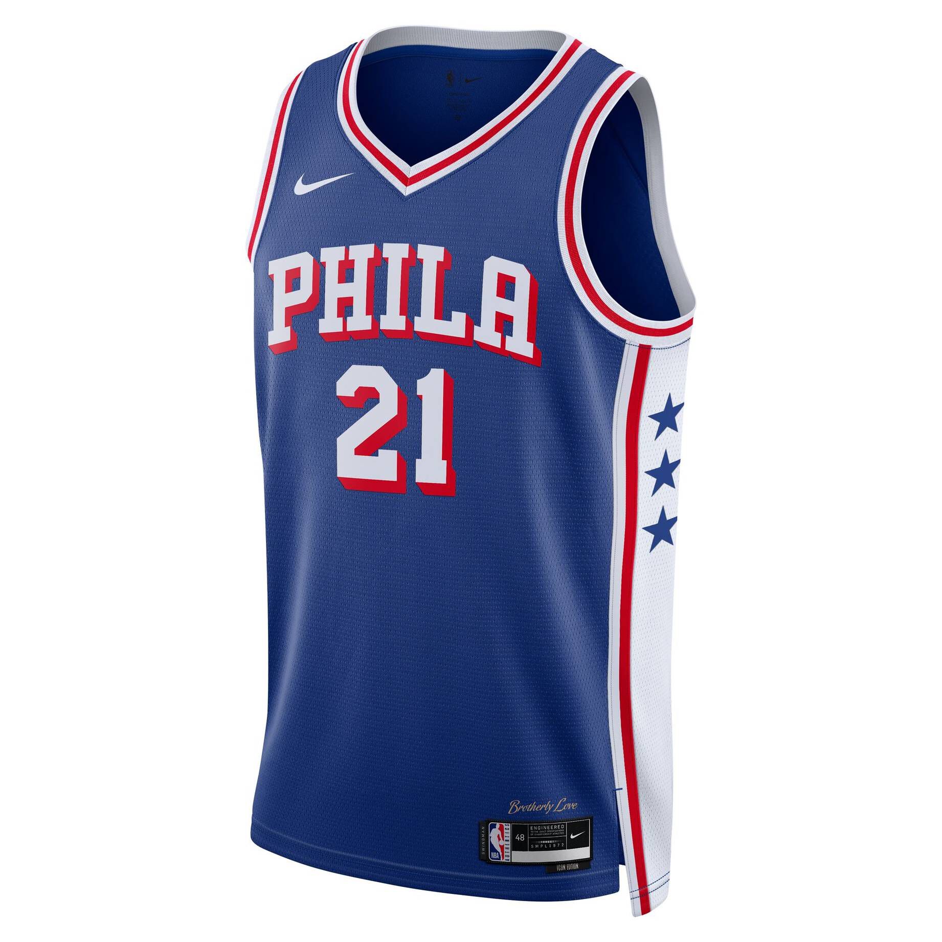 Nike| Basketballtrikot NBA PHILADELPHIA 76ERS JAMES HARDEN SWINGMAN JERSEY ICON