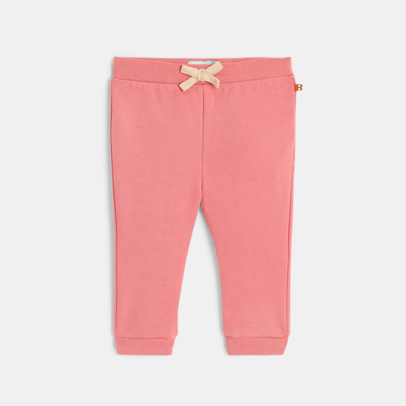 Jogging molleton rose bébé fille Rose