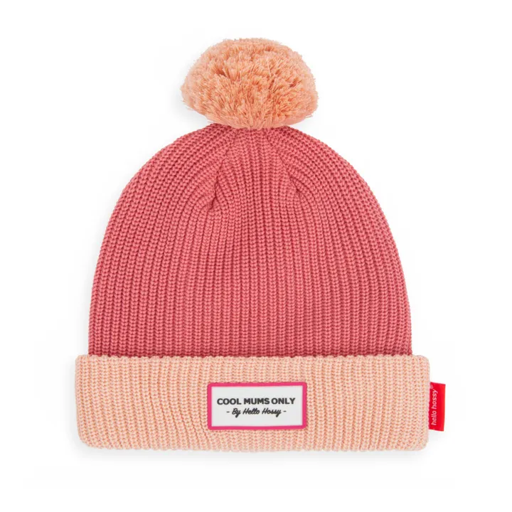 Hello Hossy Bonnet Color Block Coton Bio | Rose