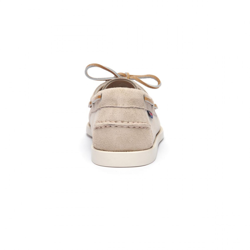 DOCKSIDES PORTLAND FLESH OUT Brown Taupe-Chaussures bateau pour homme en suede Portland