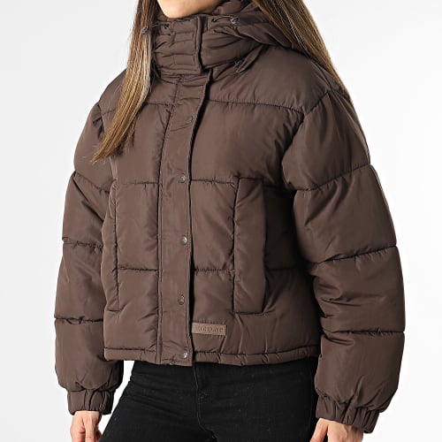Doudoune Femme Capuche W70017MOW Marron