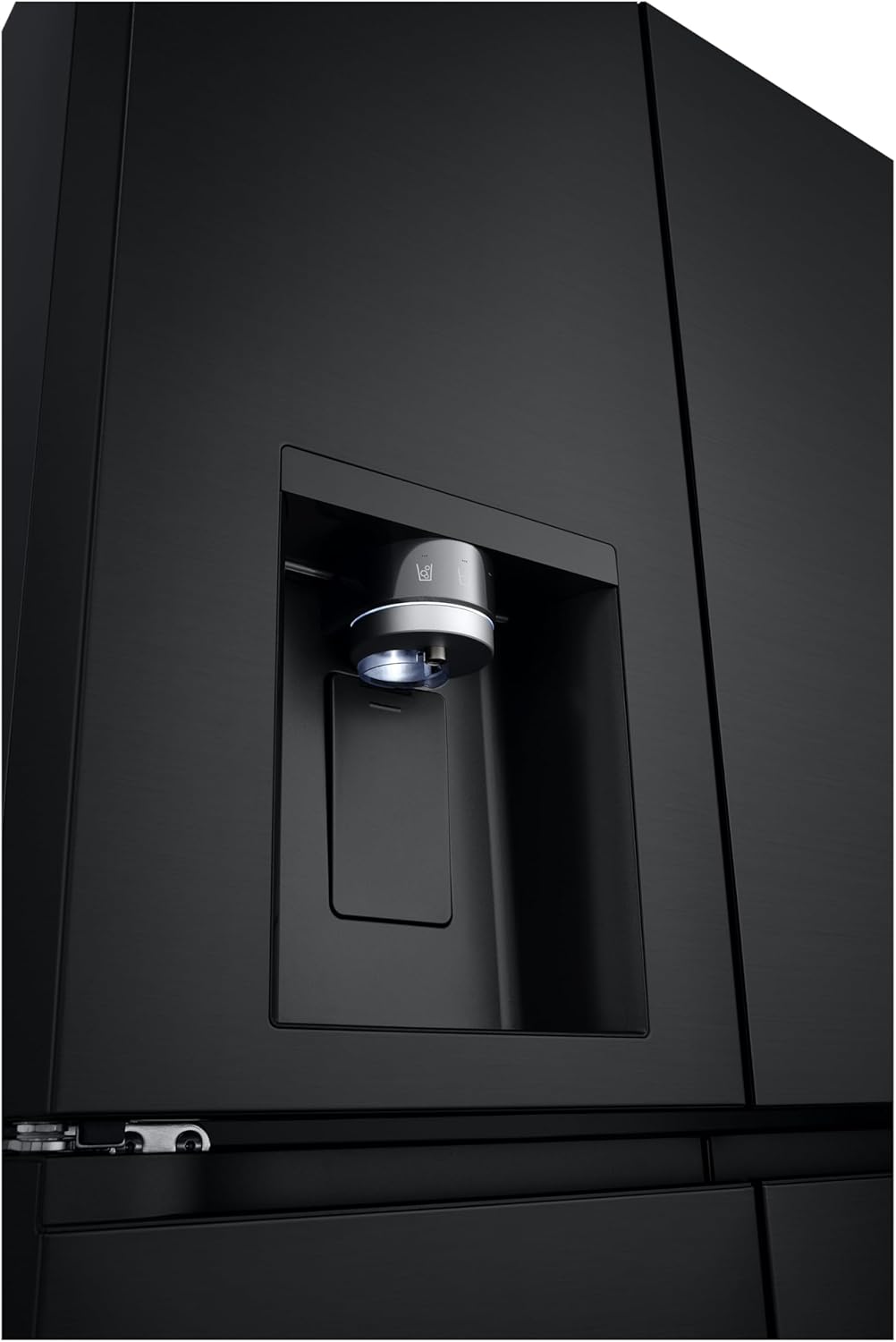 LG GML861EPPE Side by Side Slim Kühlschrank, Klasse E, 506 L, Multi-Door Kühlschrank mit Gefrierfach, Eis-, Crushed Ice- Wasserspender mit UVnano, Total NoFrost, Smart Inverter Kompressor, Wi-Fi