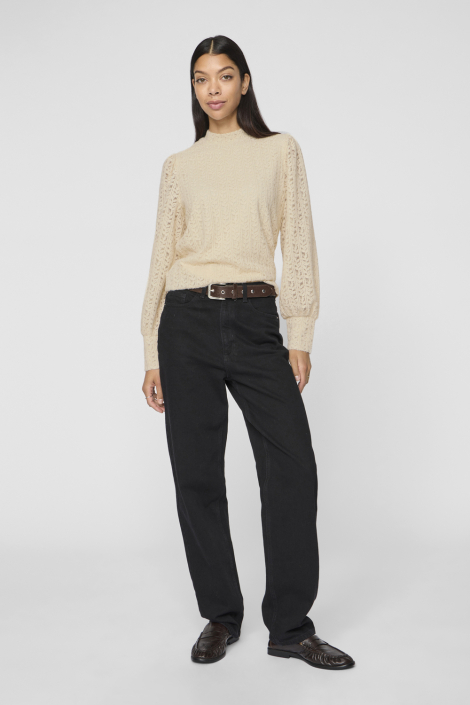 Vila beige dames t-shirt