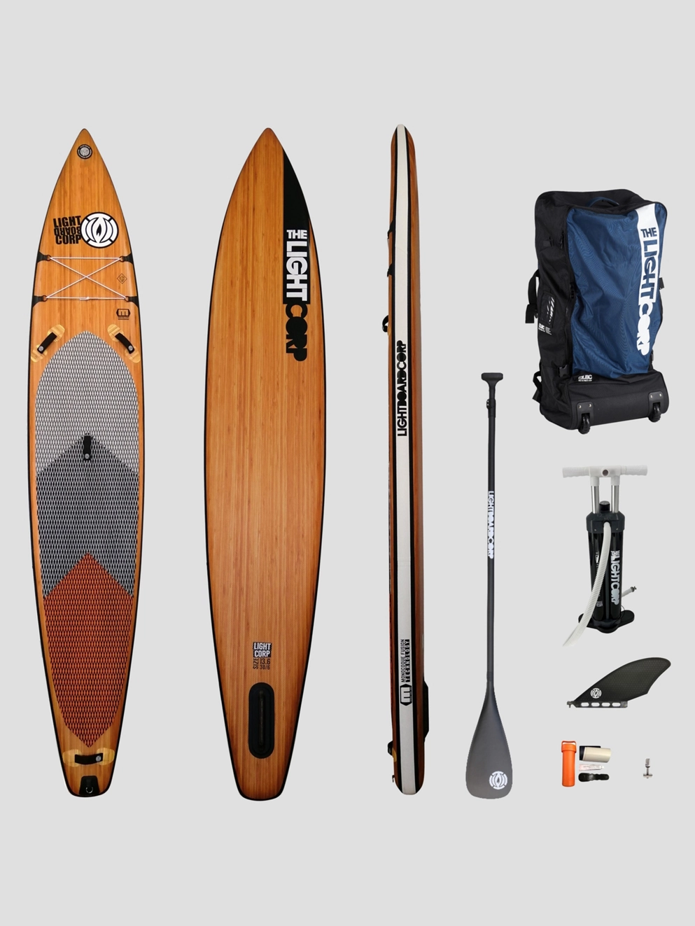 Light MFT Tourer 13'6 SUP Board Set wood