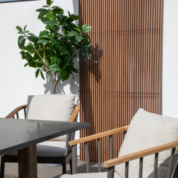 Lattenwand divider voor buiten 236x50 cm, dikte 34mm