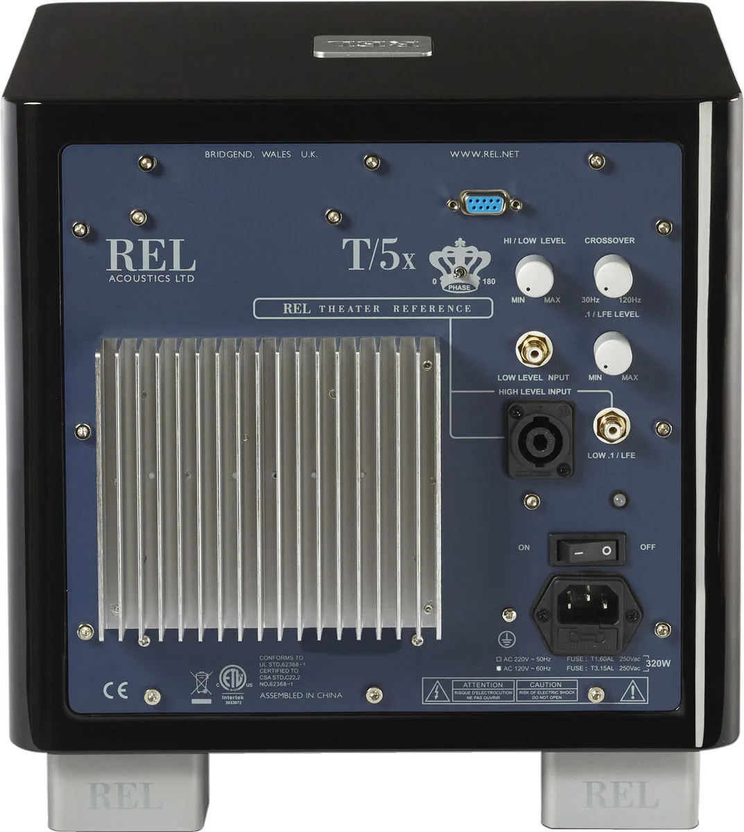 REL Acoustics T/5x Noir Caissons de basses