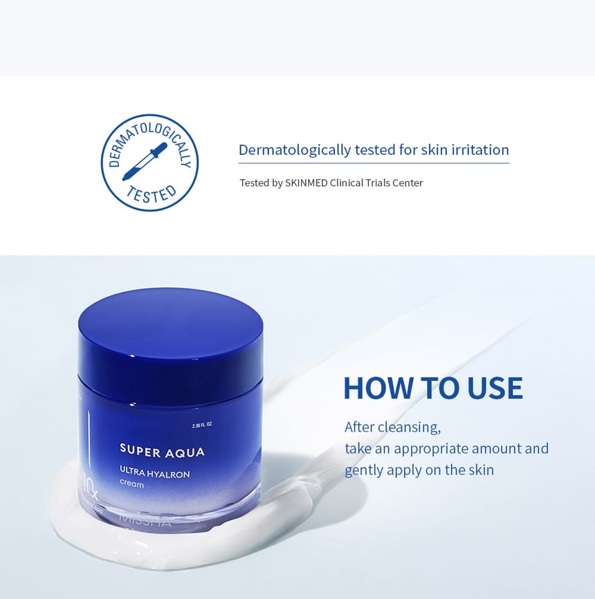 MISSHA - Super Aqua Ultra Hyaluron Crème
