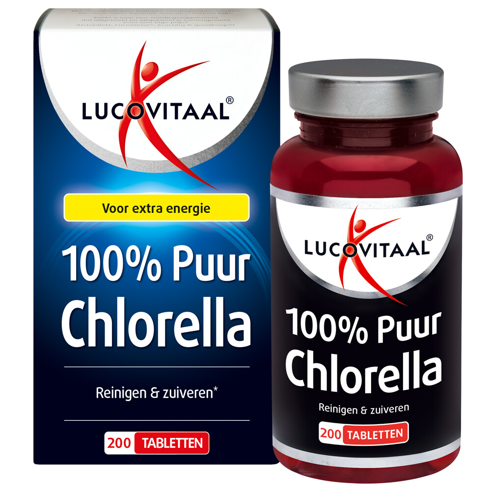 2x Lucovitaal Chlorella Puur200 tabletten