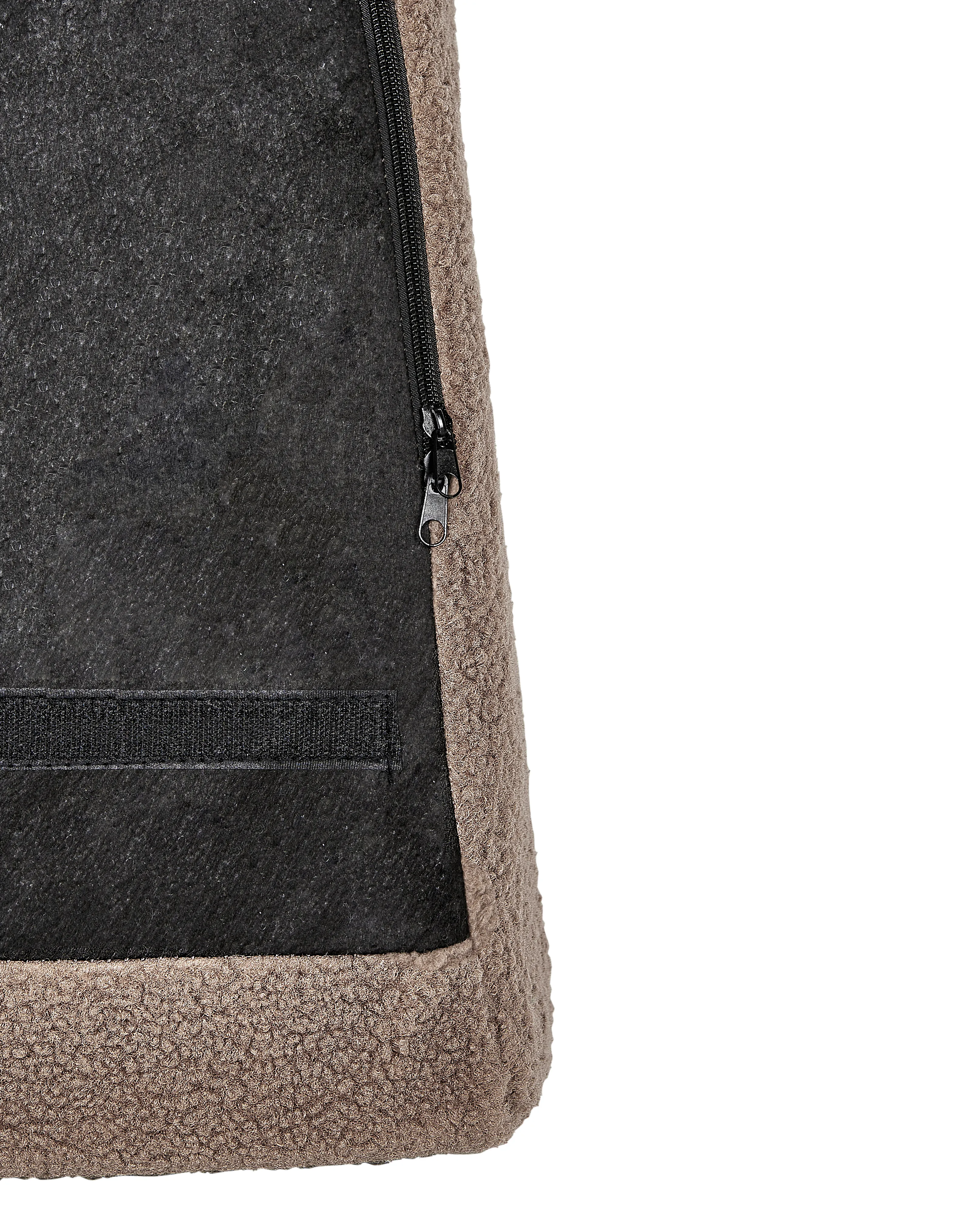 Fauteuil DRAMMEN Bouclé Bruin