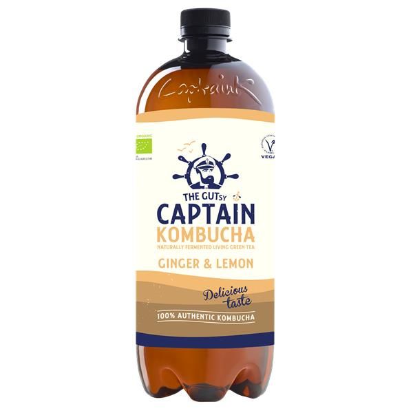 Captain Kombucha Bio Gengibre Limão