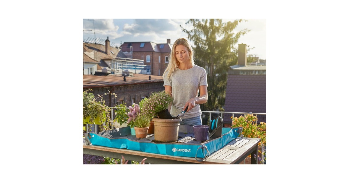 GARDENABeplantingsmat M  (Turquoise/grijs, 506-20)