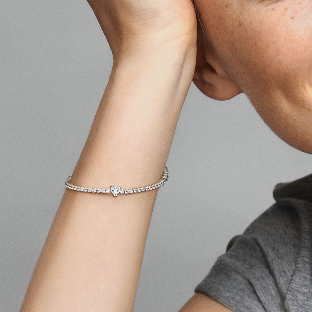 Pandora Timeless Funkelndes Herz Tennisarmband