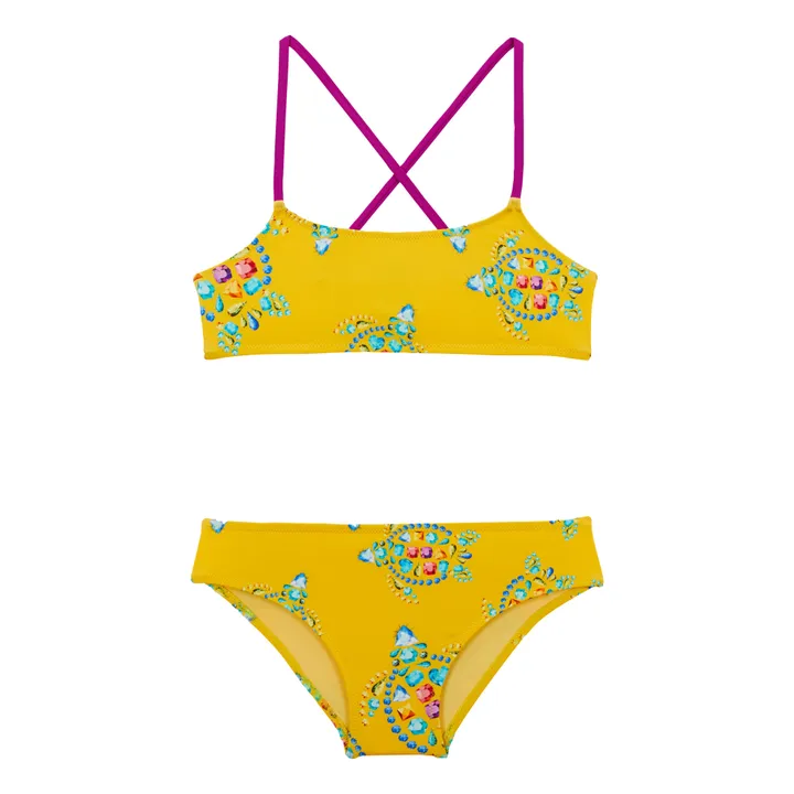 Vilebrequin Maillot 2 Pièces Galac Tortue | Jaune