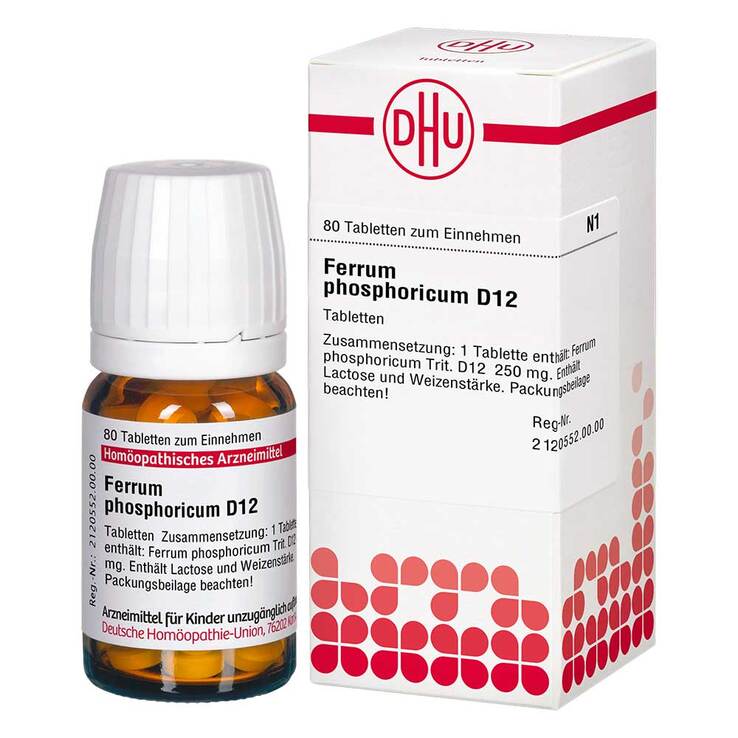DHU Ferrum phosphoricum D 12 Tabletten, 80 St