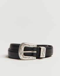 Anderson's Grained Western Leather Belt 2,5 cm Brown