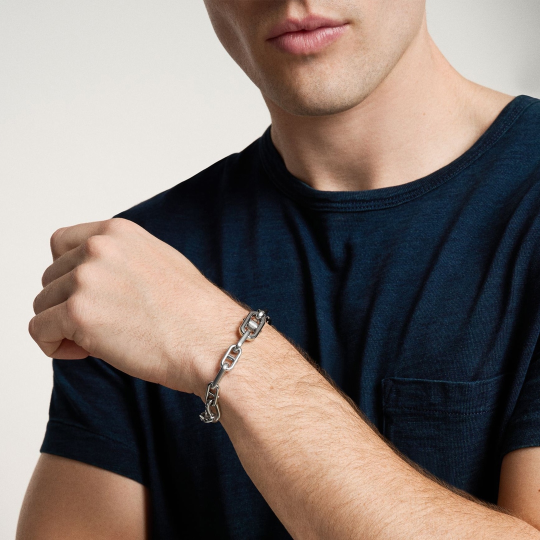 Fossil Knox Gliederarmband Knurled Texture