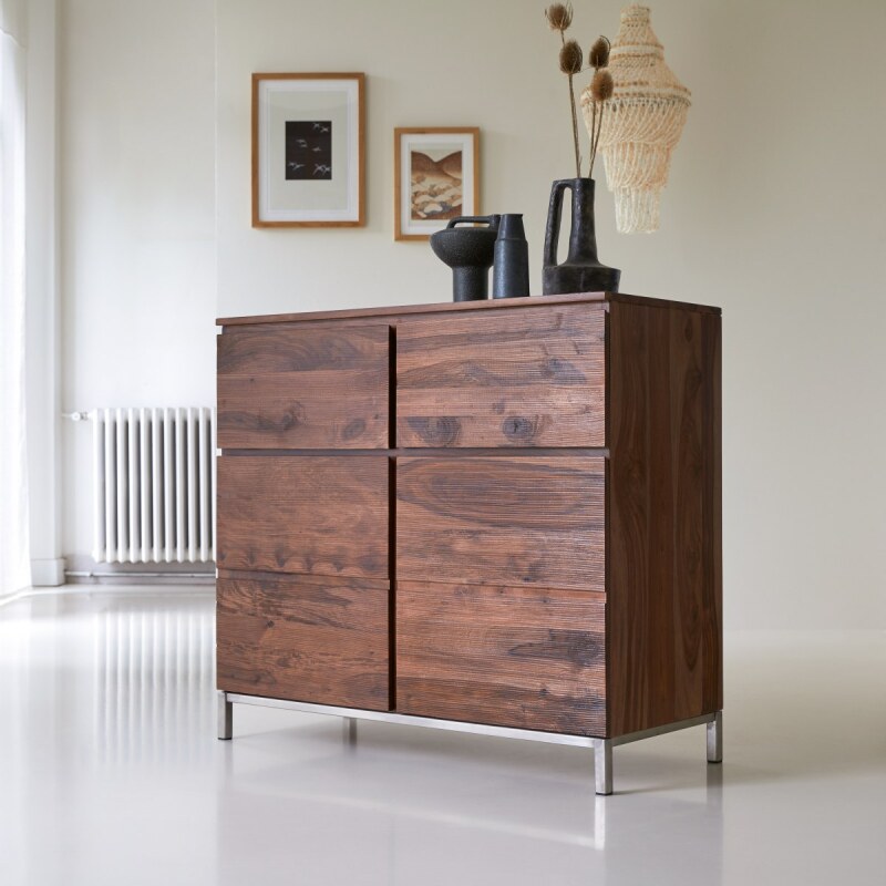 Bahut en palissandre massif L 100 cm Nova