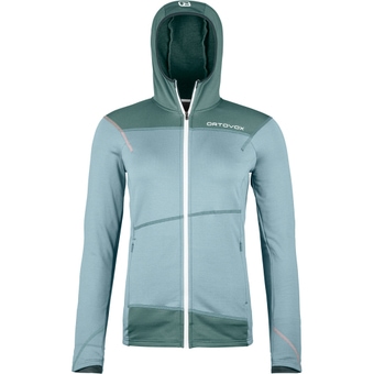 Ortovox Fleece Light Hoody Fleecejacke Glacier Grey Damen
