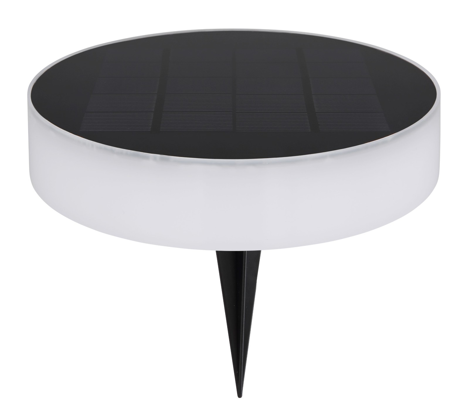 Solarleuchte - schwarz-opal - 4,5 cm hoch