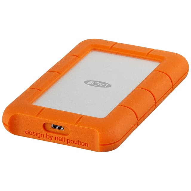 LaCie Rugged USB-C 2 TB bærbar harddisk