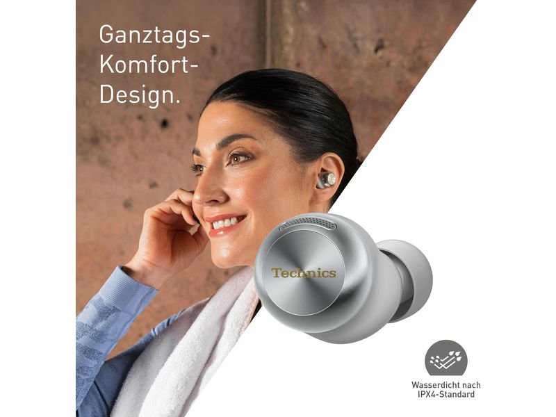 Technics True Wireless In-Ear-Kopfhörer AZ100 Schwarz Wireless In-Ear-Kopfhörer mit adaptiver Geräuschunterdrückung