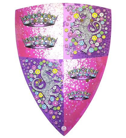 Liontouch Udklædning - Crystal Princess Skjold - Lilla