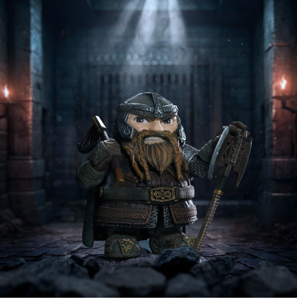 Iron Studios & Minico Lord Of The Rings - Gimli Figure