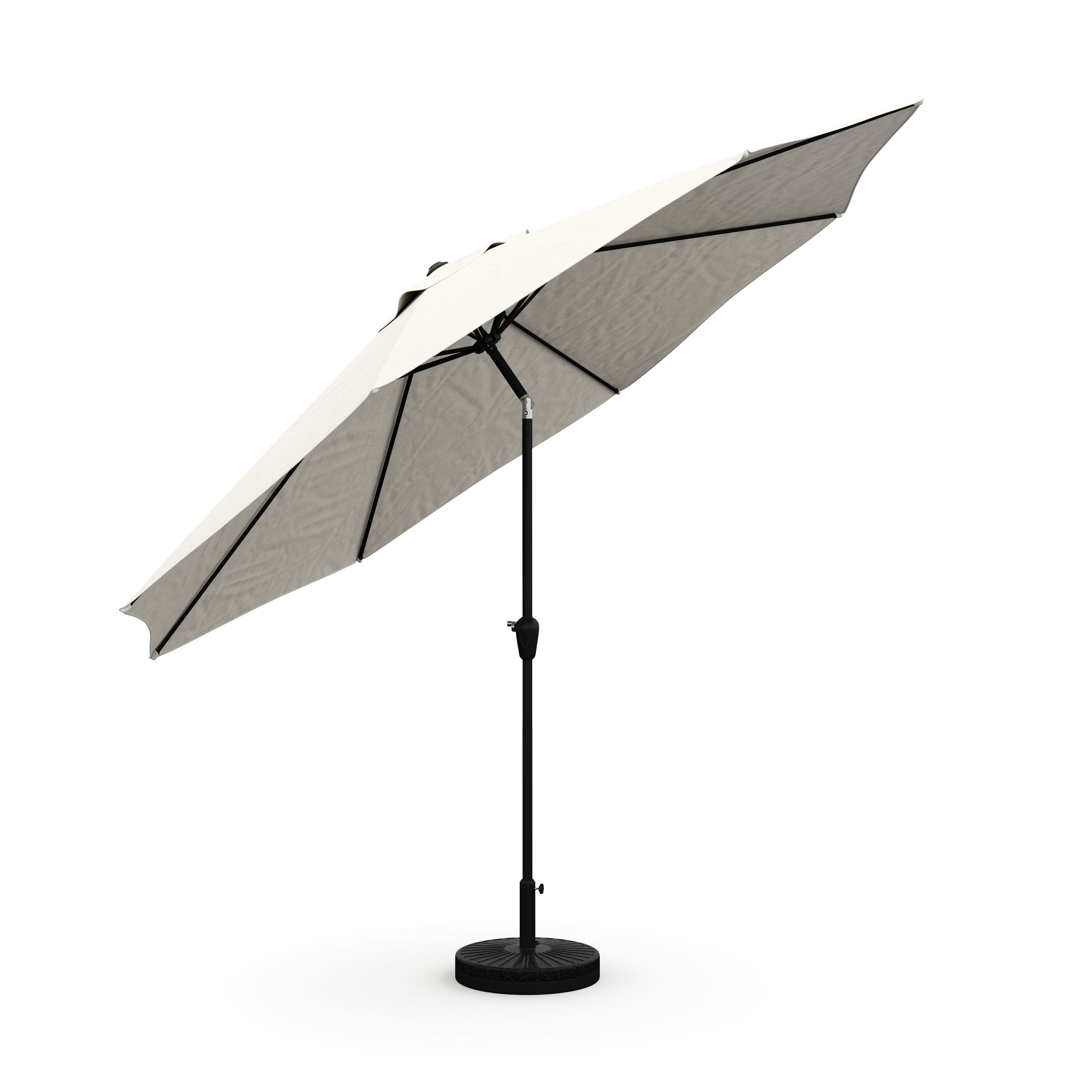Sonnenschirm VAY mit LED 300 cm weiss