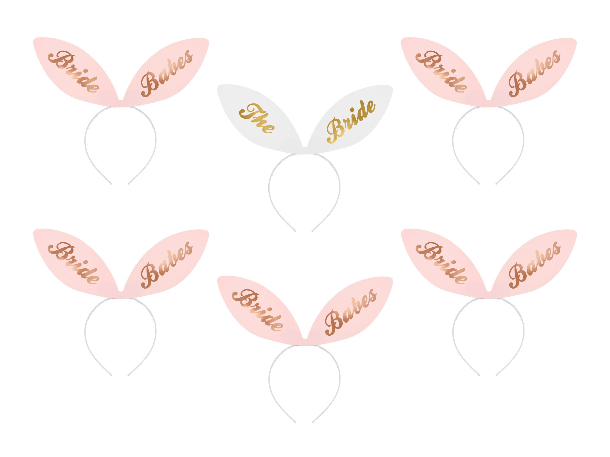 Haarbanden Bride Babes 6st