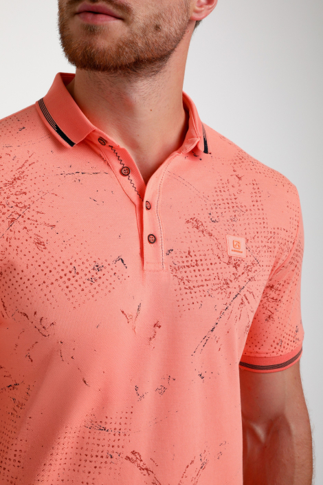 Gabbiano oranje heren polo