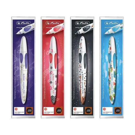 Herlitz my.pen Tintenroller Style Fashion Glowing Red