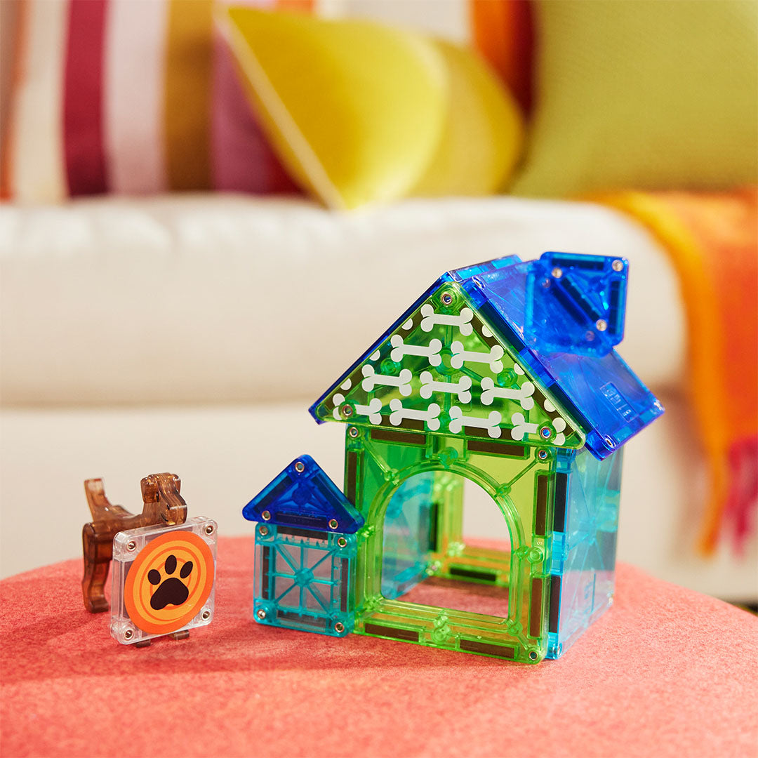 magna-tiles magnetische tegels dog house - 13st