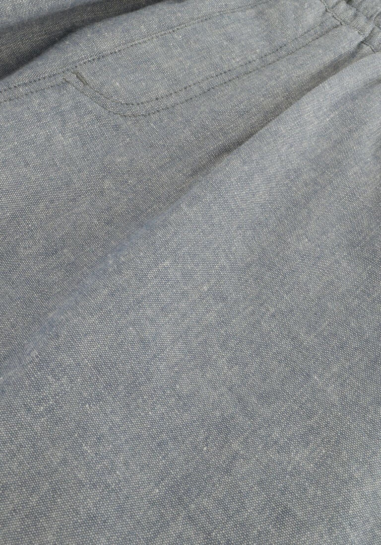 ANERKJENDT blauwe anerkjendt korte broek akjames linen elast