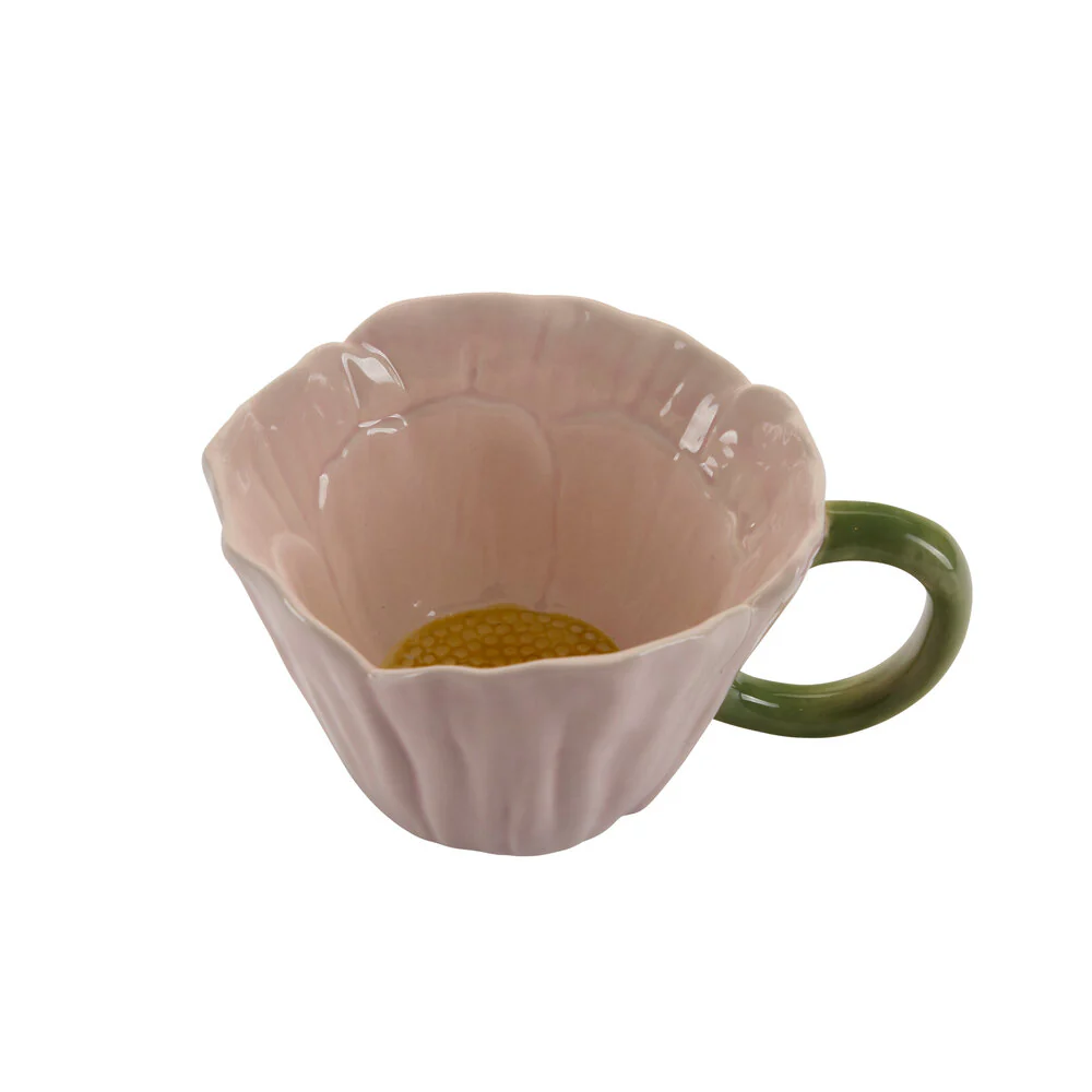 Bahne Interior  Blomster krus, Pink - H6,5 cm