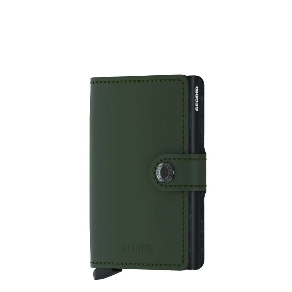 Secrid Miniwallet Matte Green – Black