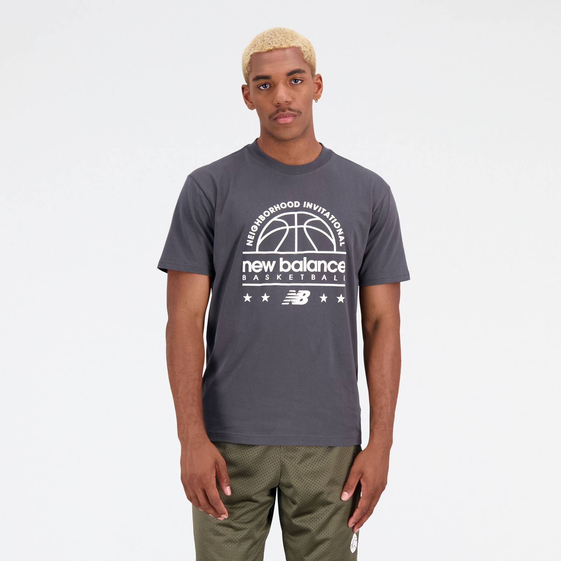 new balance| Herren T-Shirt HOOPS COTTON JERSEY
